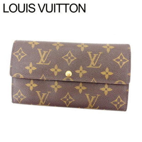 Louis Vuitton long Wallet bifold Pochette Porte Monnaie brown Monogram Accessory - Picture 1 of 6